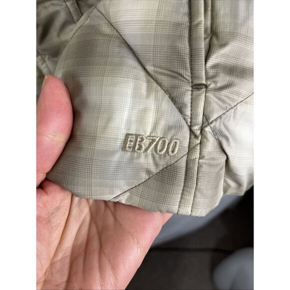 Eddie Bauer Goosedown 700 Fill Power Brown Plaid Vest Womens Size XL - Picture 3 of 10